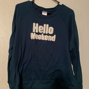 Secret Treasures Blue Casual Top